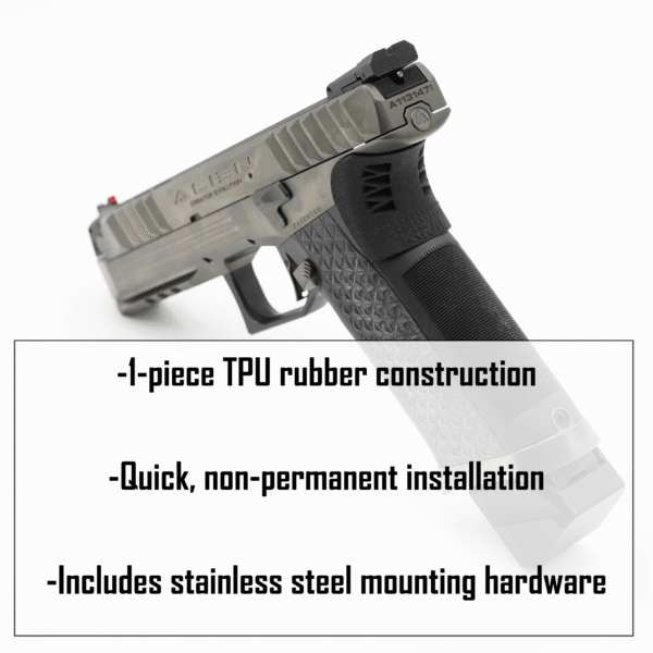 Shock Absorbing, Reduced Grip Angle Backstrap for Laugo Arms® Alien / Creator / Remus - Image 3