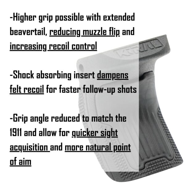 Shock Absorbing, Reduced Angle Backstrap for S&W® M&P® 2.0 (9mm/.40 frame) - Image 2