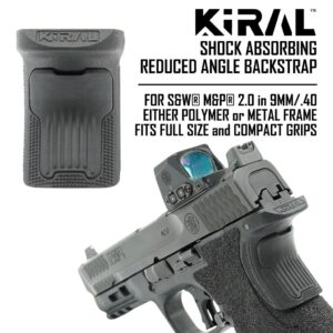 Shock Absorbing, Reduced Angle Backstrap for S&W® M&P® 2.0 (9mm/.40 frame)