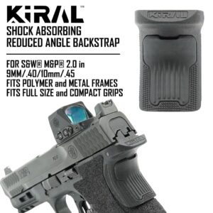 Shock Absorbing, Reduced Angle Backstrap for S&W® M&P® 2.0 (9mm/.40/10mm/.45 poly or metal frame)